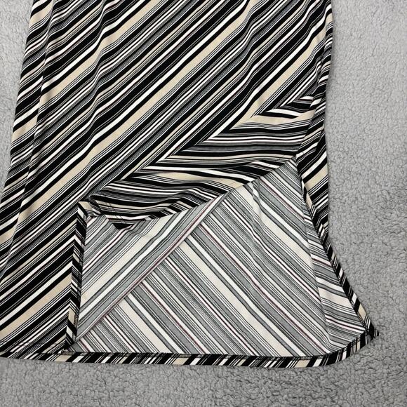 Max Studio y2k Womens Striped Dress Size Medium Retro Hippie Made USA vintage - Picture 10 of 15